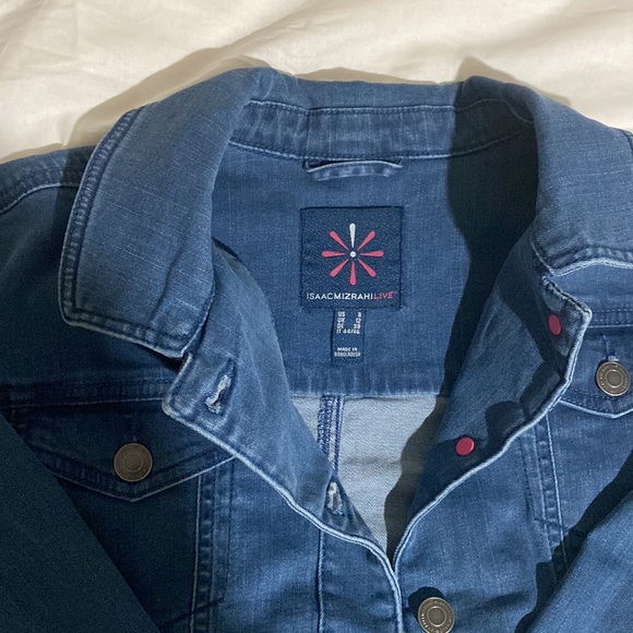 Issac mizrah! Live denim jacket - Picture 2 of 5